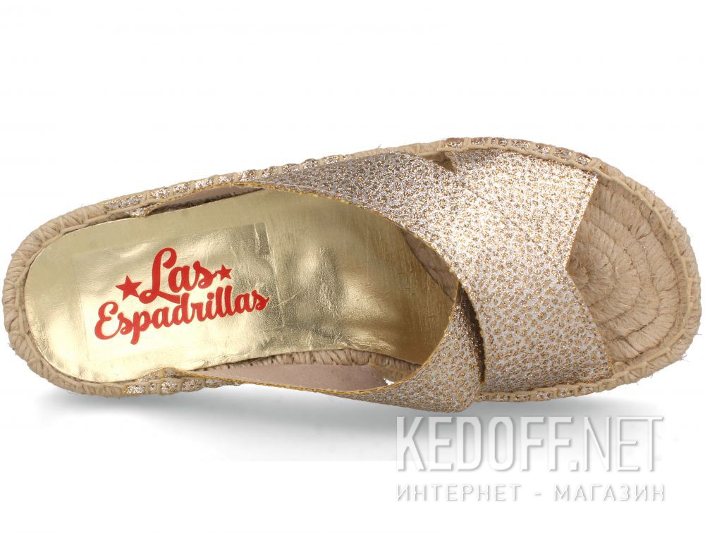 Damskie japonki Las Espadrillas Beige FE0872-1418 Made in Spain описание