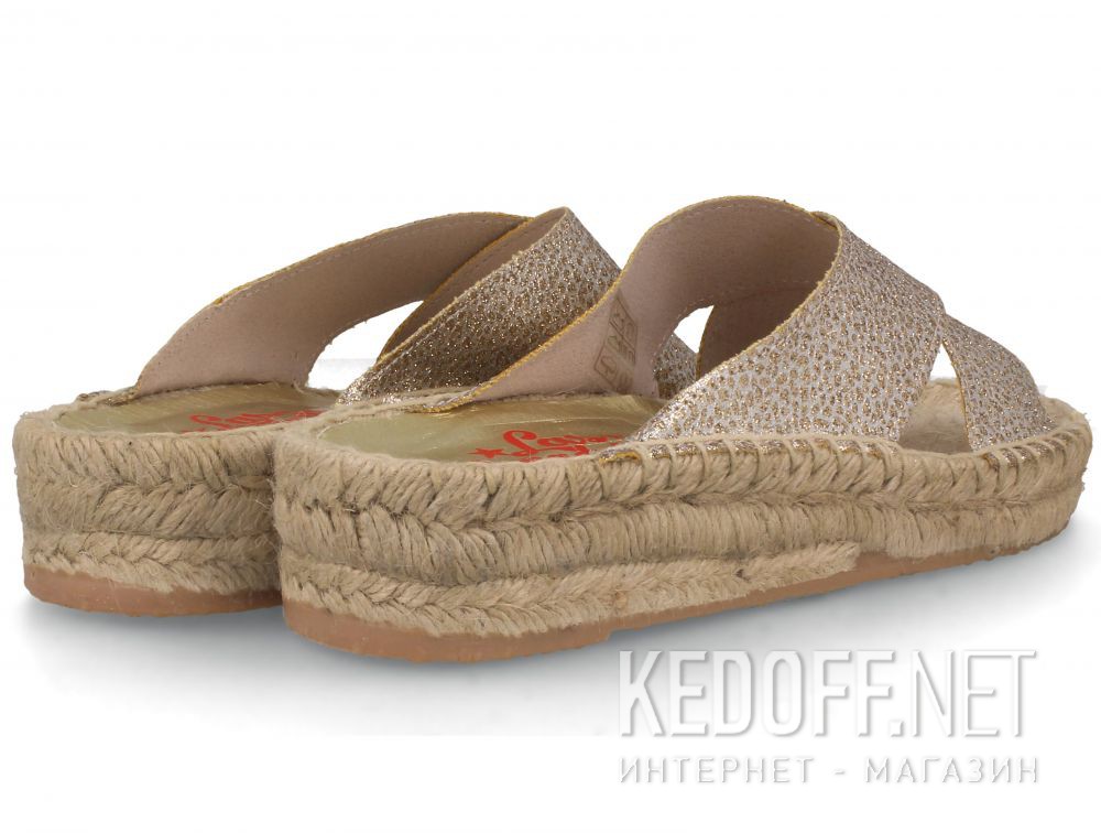 Цены на Damskie japonki Las Espadrillas Beige FE0872-1418 Made in Spain