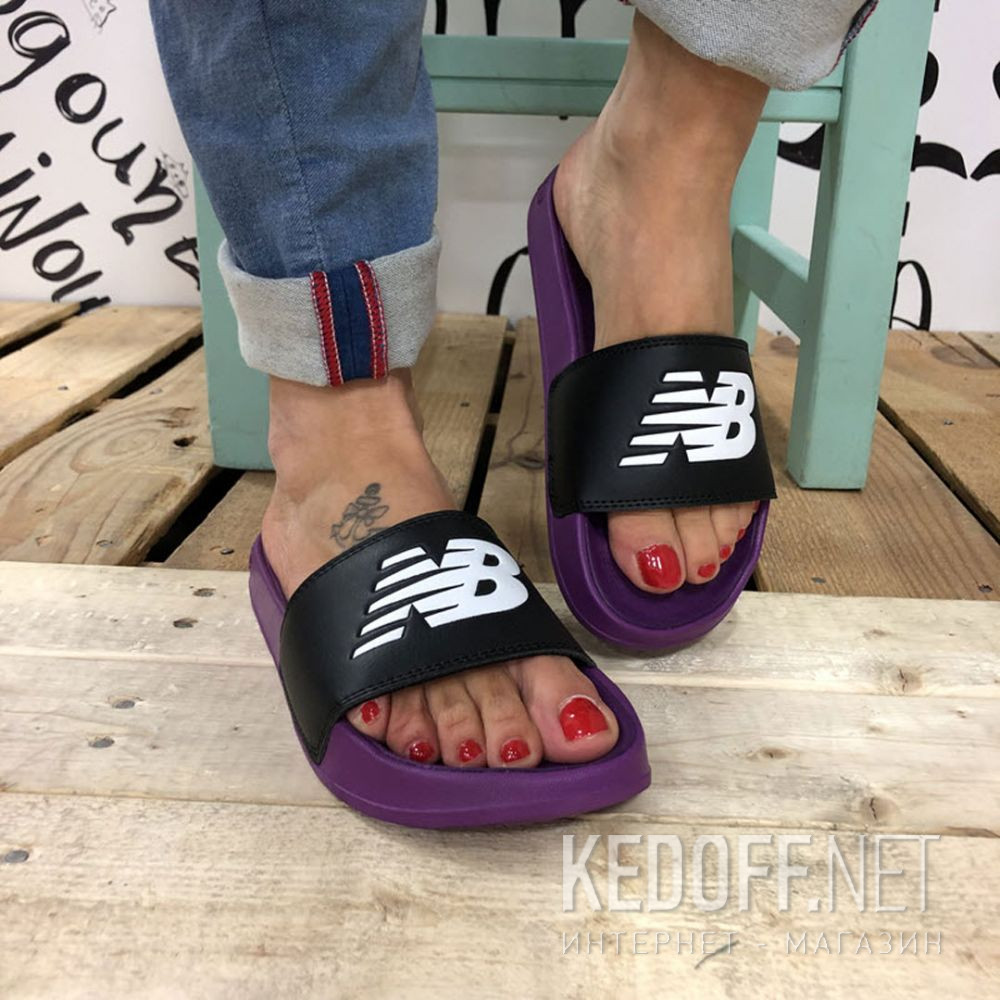 Dostawa Damskie klapki plazowe New Balance SWF200PB