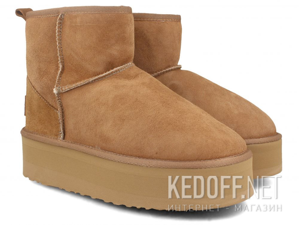 Damskie ocieplane emu Forester Ischg 2304-1103 Cappucino Real Sheepskin купить Украина