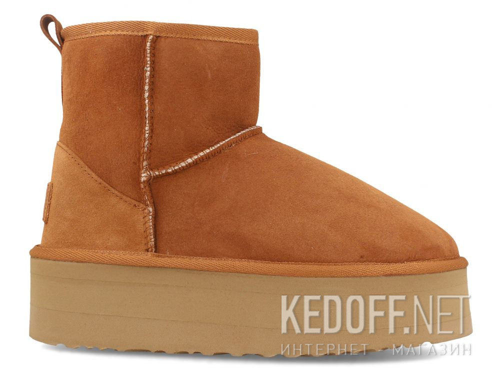 Damskie ocieplane buty Forester Ischgl 2304-1102 Light Brown Real Sheepskin описание