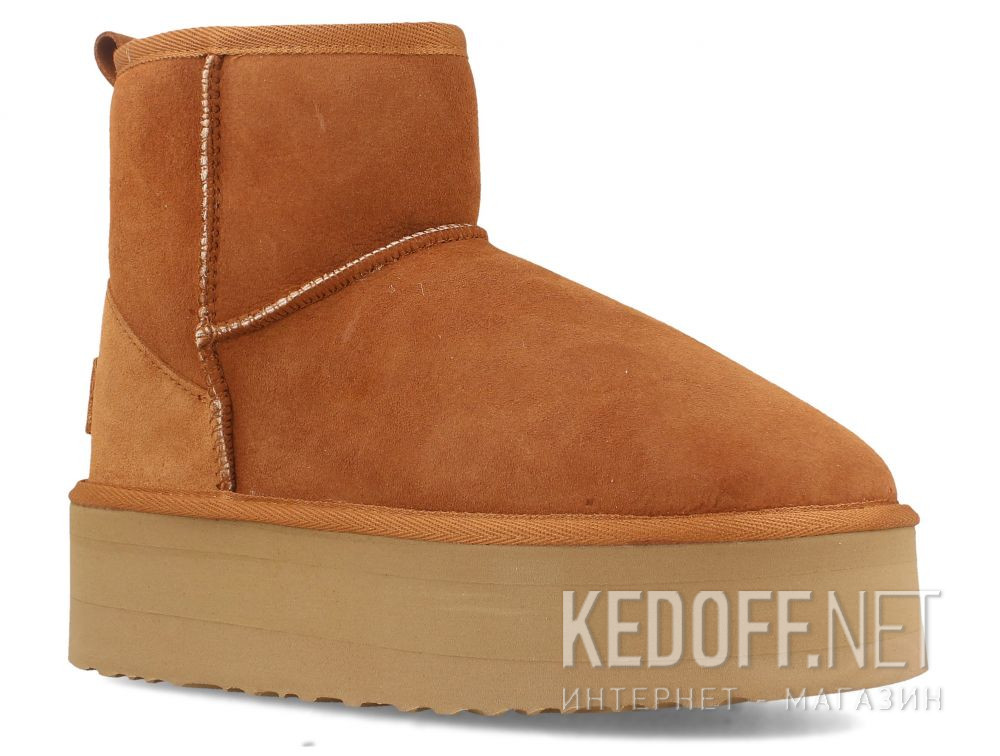 Dodaj do koszyka Damskie ocieplane buty Forester Ischgl 2304-1102 Light Brown Real Sheepskin