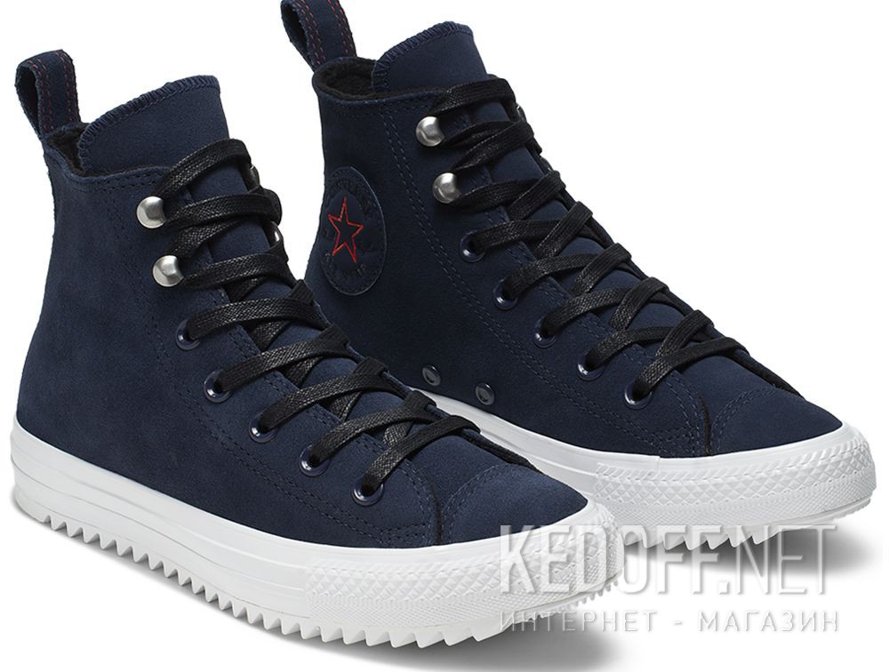 Dodaj do koszyka Trampki Converse Chuck Taylor All Star Turysta High Top 565237C Navy Nubuk