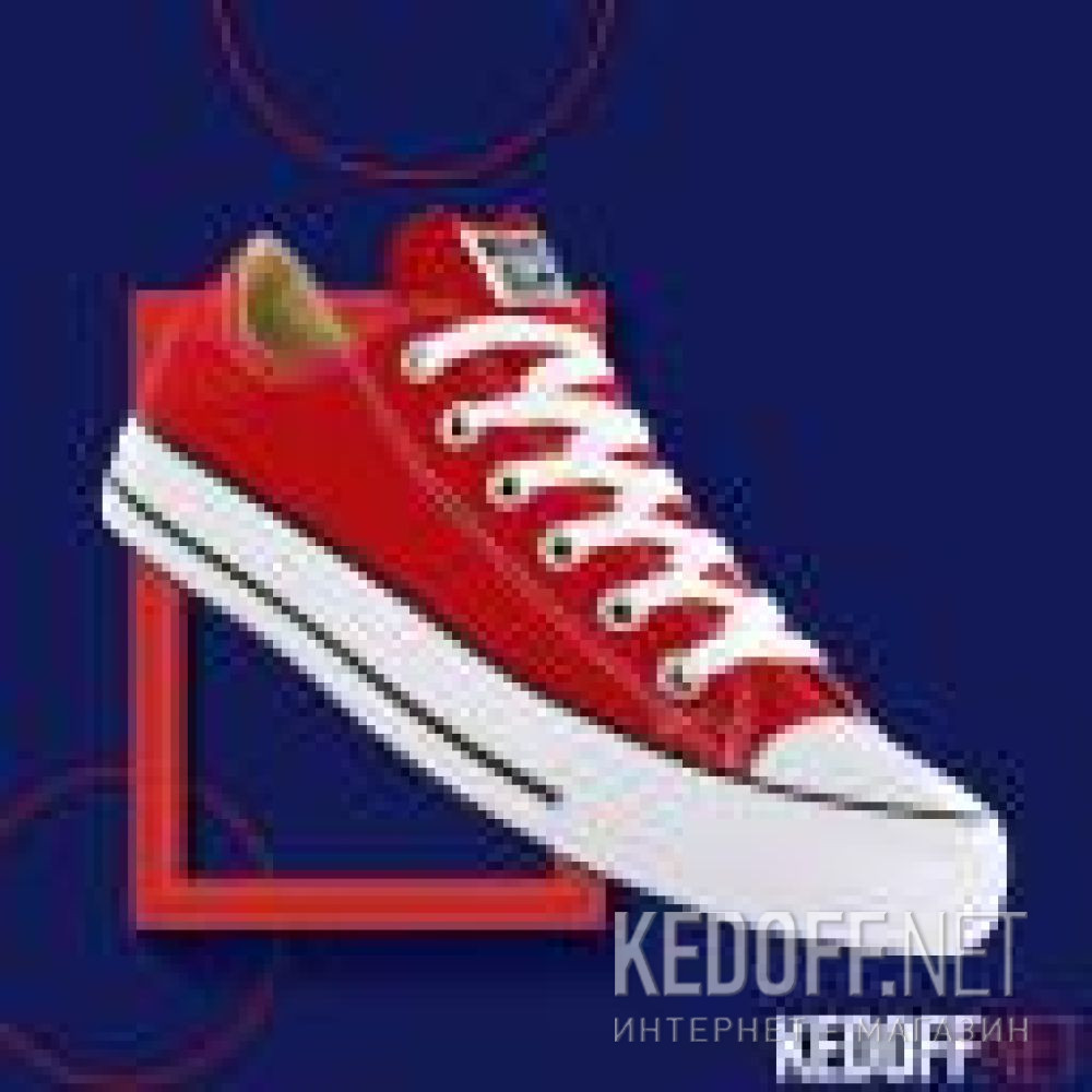 Dodaj do koszyka Trampki Converse Chuck Taylor All Star Ox M9696C unisex (Czerwony)
