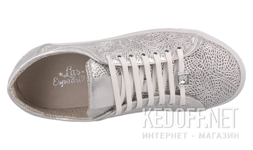 Цены на Trampki Las Espadrillas Silver Makrame 1542-14