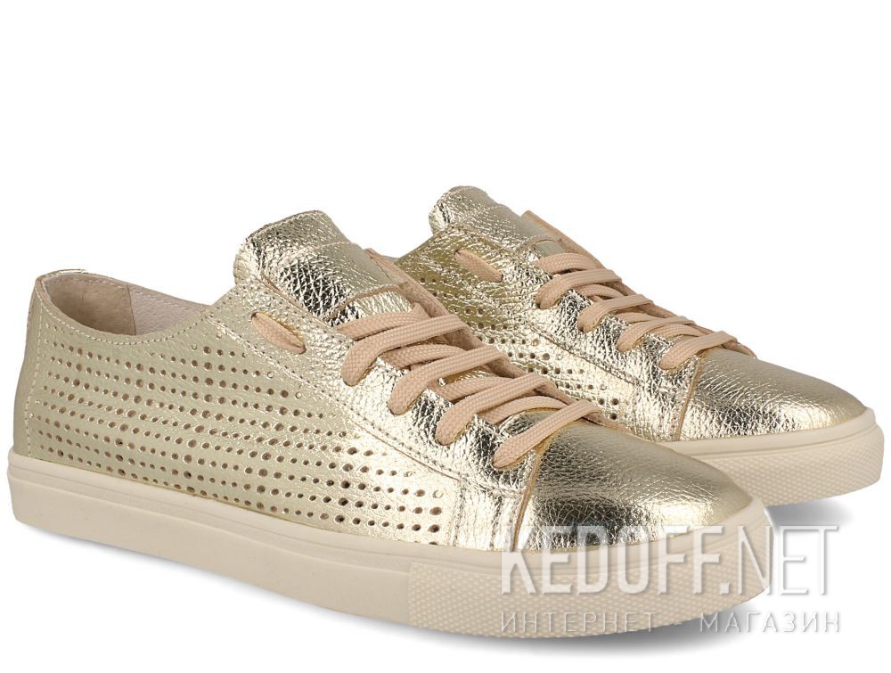 Trampki Las Espadrillas Gold Leather 1545-79 купить Украина