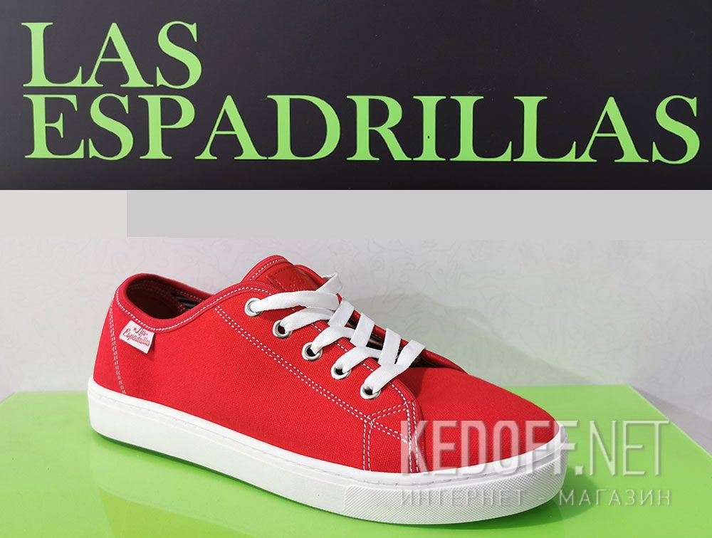 Trampki Las Espadrillas 5099-47 (czerwony) все размеры