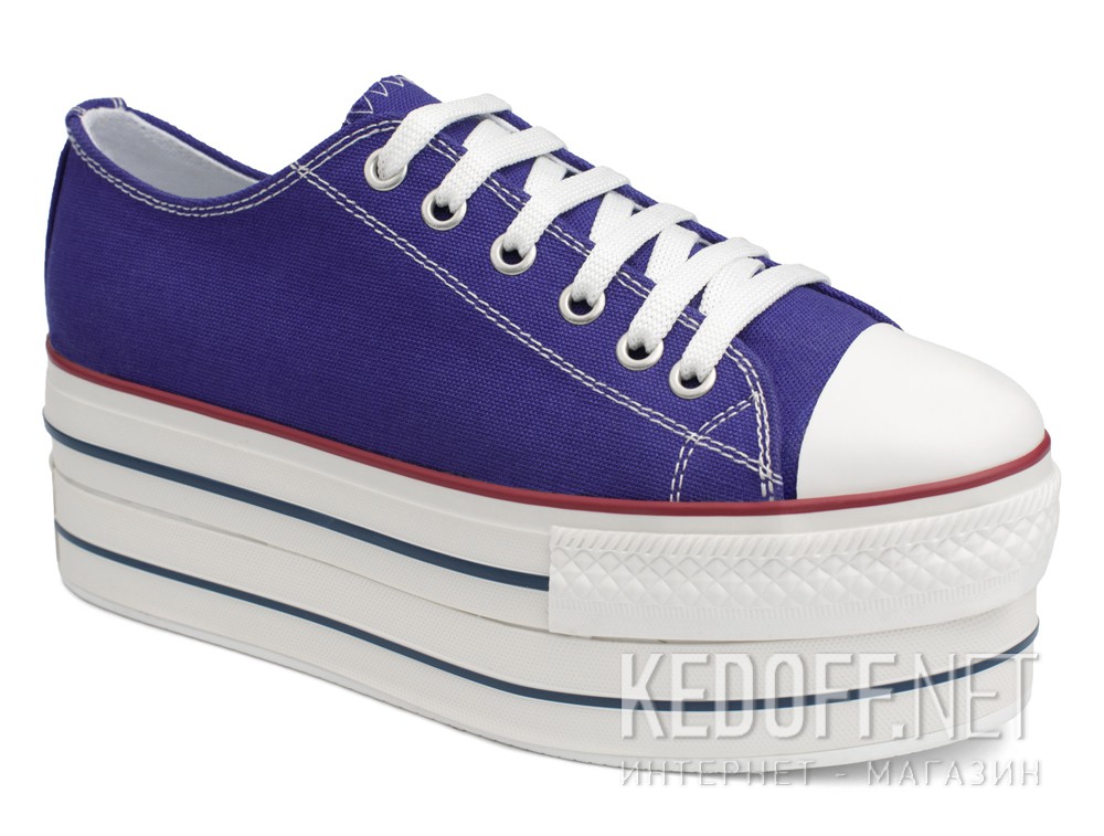 Dodaj do koszyka Damskie tekstylne buty Las Espadrillas 6408-24 (fioletowy)