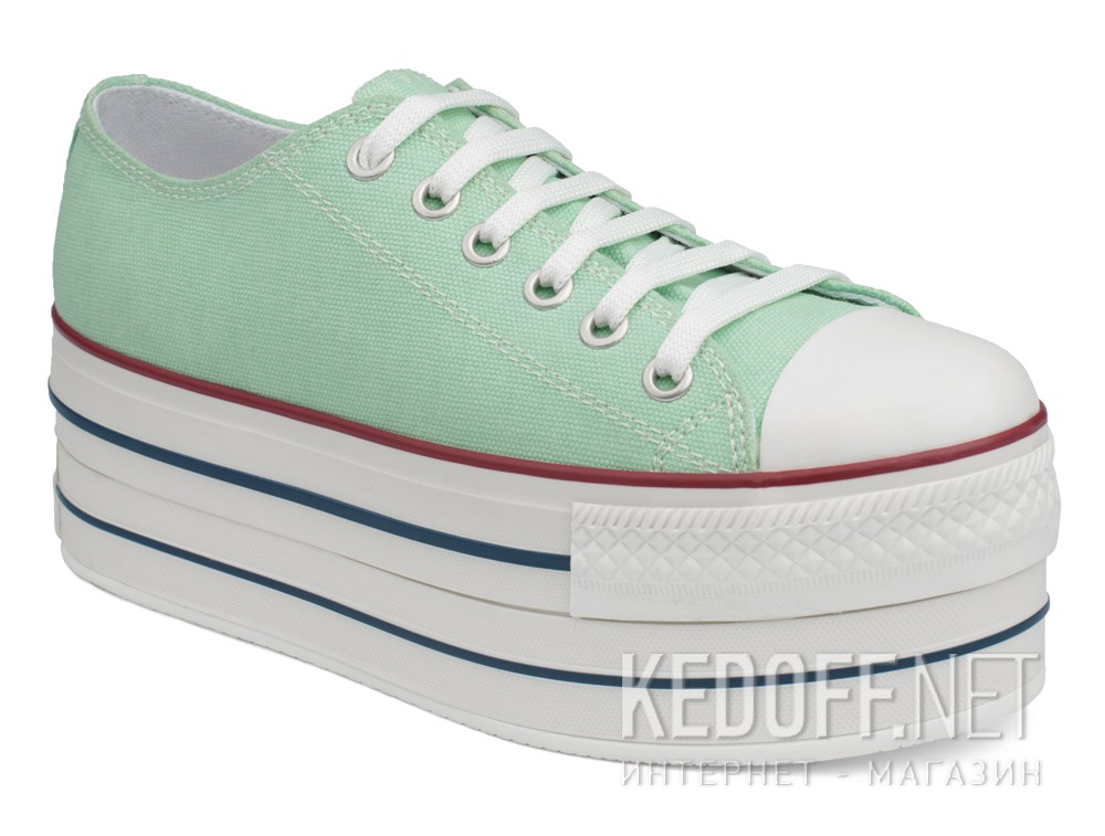 Dodaj do koszyka Trampki Las Espadrillas 6408-28 (turkusowy/zielony)