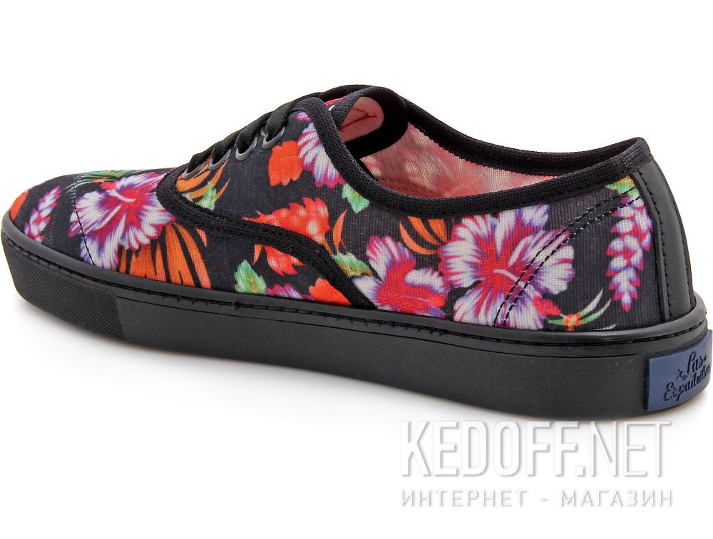 Оригинальные Damskie tenisówki Las Espadrillas 8214-2750 (pomarańczowy/czarny)