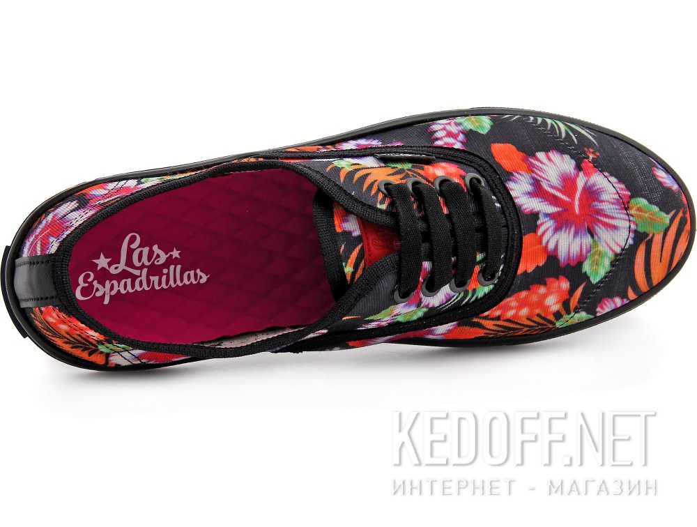 Цены на Damskie tenisówki Las Espadrillas 8214-2750 (pomarańczowy/czarny)