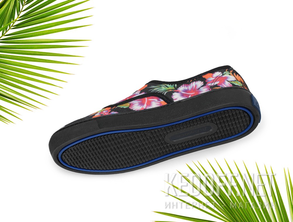 Dostawa Damskie tenisówki Las Espadrillas 8214-2750 (pomarańczowy/czarny)