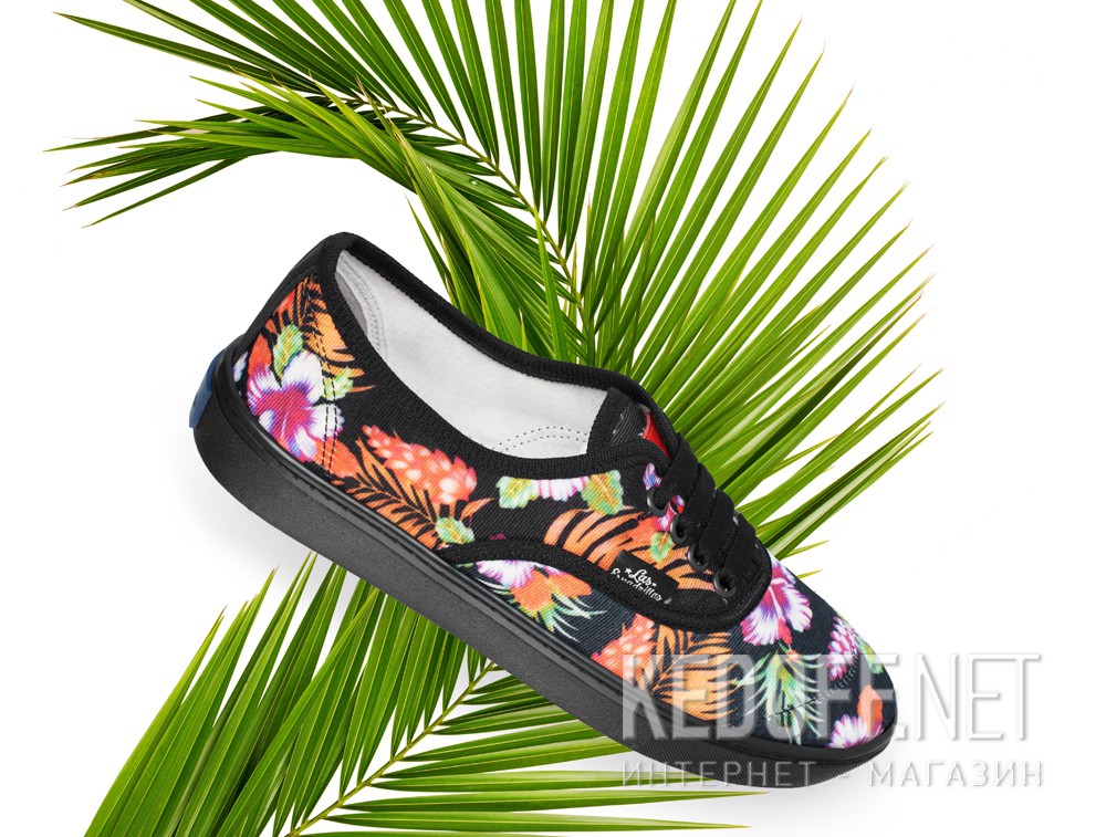 Dodaj do koszyka Damskie tenisówki Las Espadrillas 8214-2750 (pomarańczowy/czarny)