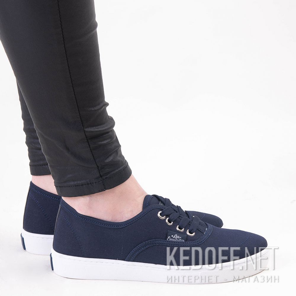 Trampki Las Espadrillas 8214-89 (ciemny niebieski) Фото 10