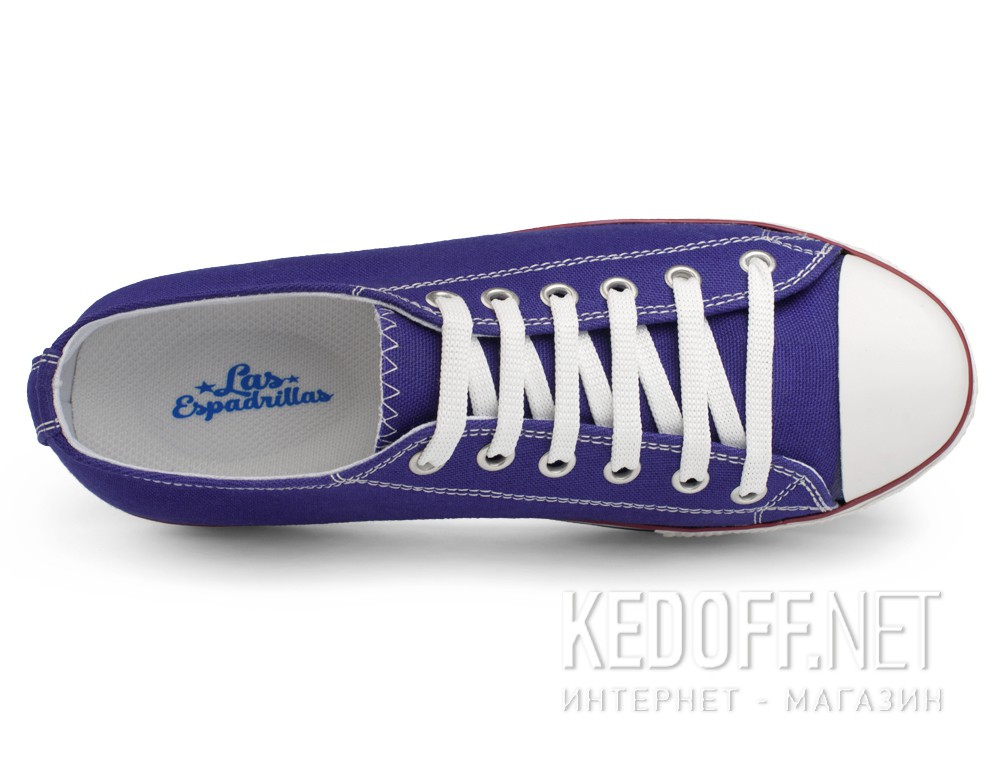 Оригинальные Damskie tekstylne buty Las Espadrillas 6408-24 (fioletowy)