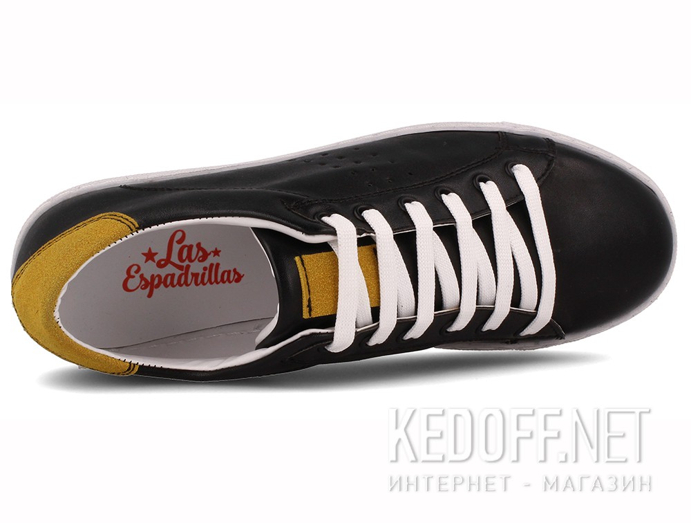 Полукеды Las Espadrillas 20324-2721 (czarny/żółty) описание