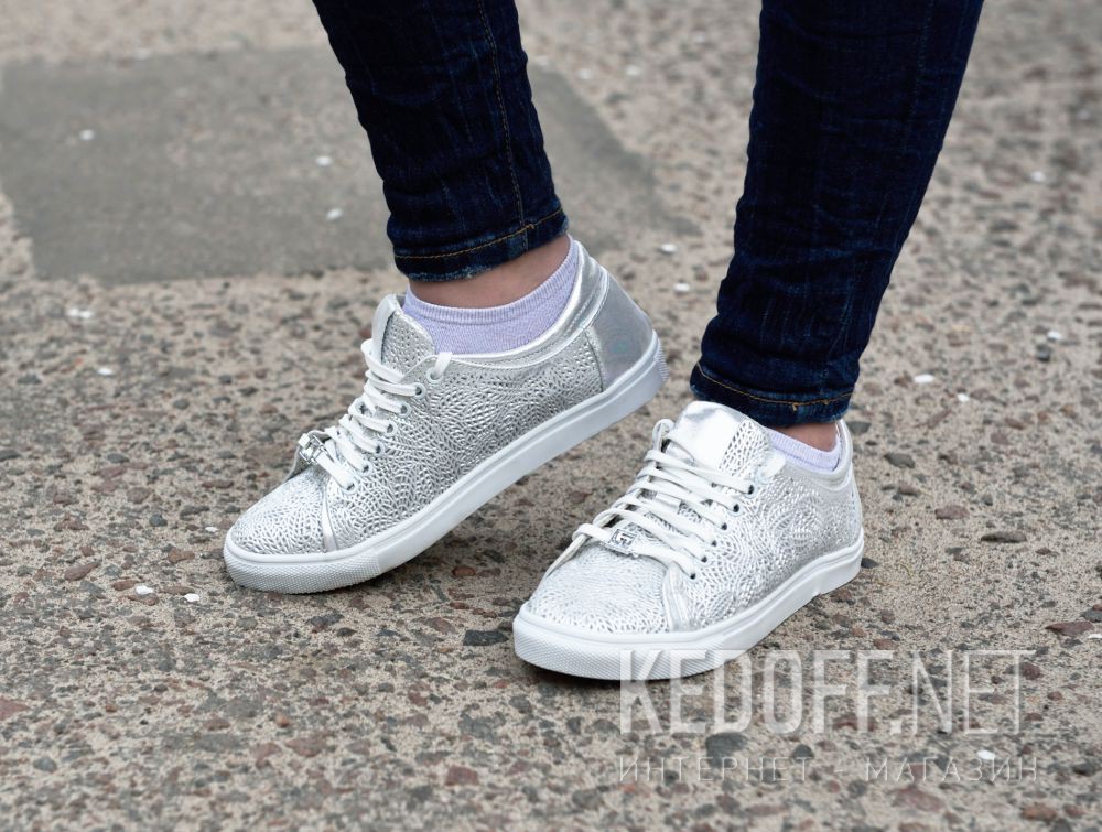 Trampki Las Espadrillas Silver Makrame 1542-14 доставка по Украине