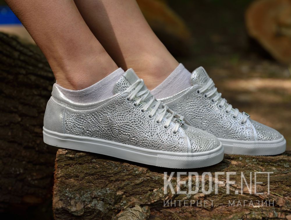 Trampki Las Espadrillas Silver Makrame 1542-14 Фото 10