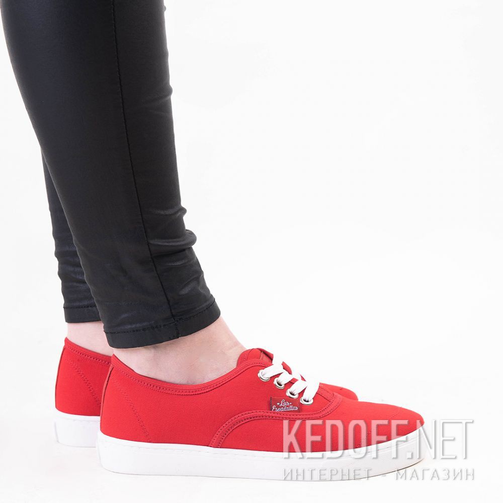 Trampki Las Espadrillas V8214-9696TL Red  Фото 10