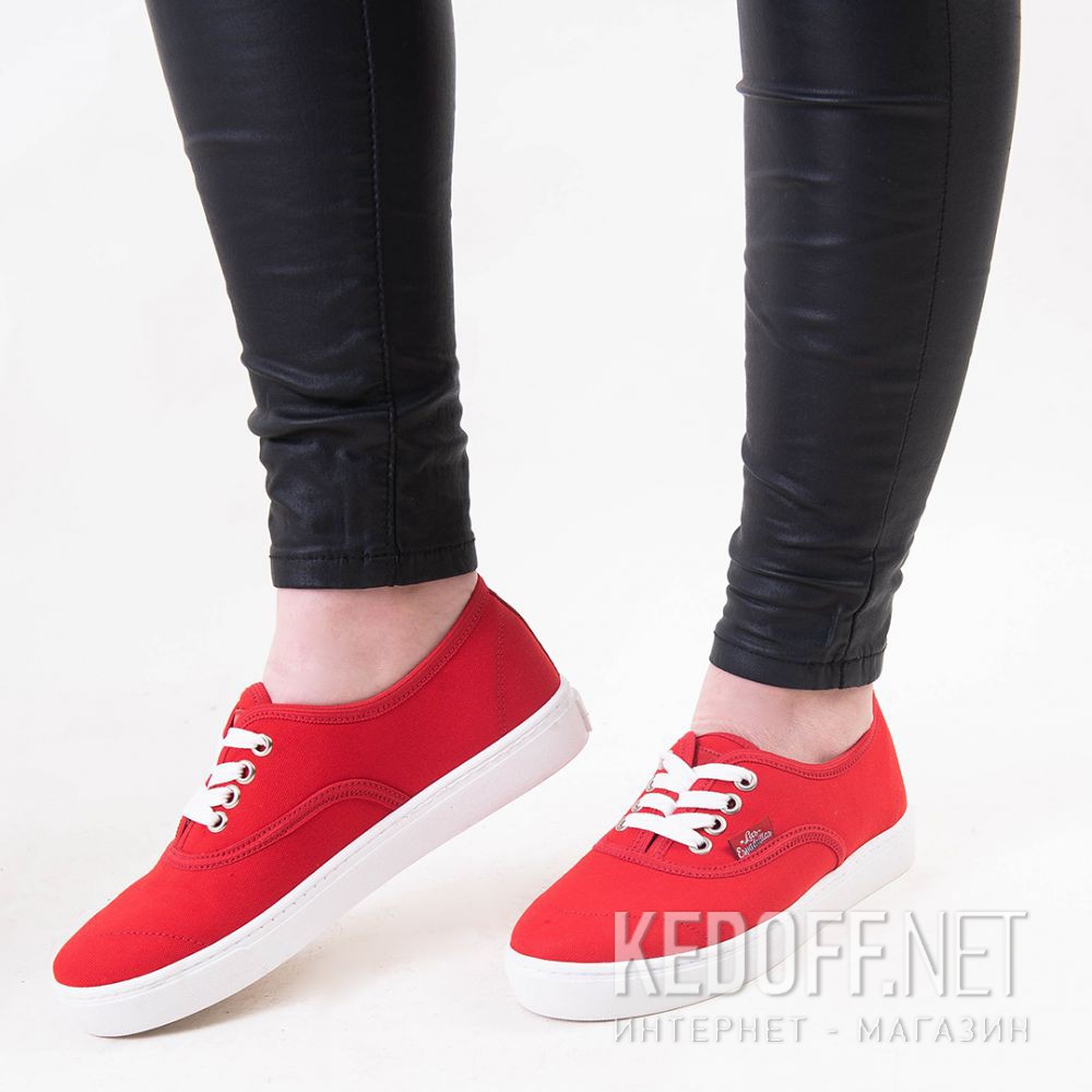 Trampki Las Espadrillas V8214-9696TL Red  Фото 12