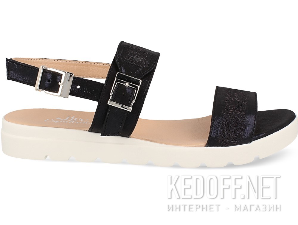Sandały Las Espadrillas 020-F-2789 (ciemno-niebieski/czarny) купить Украина