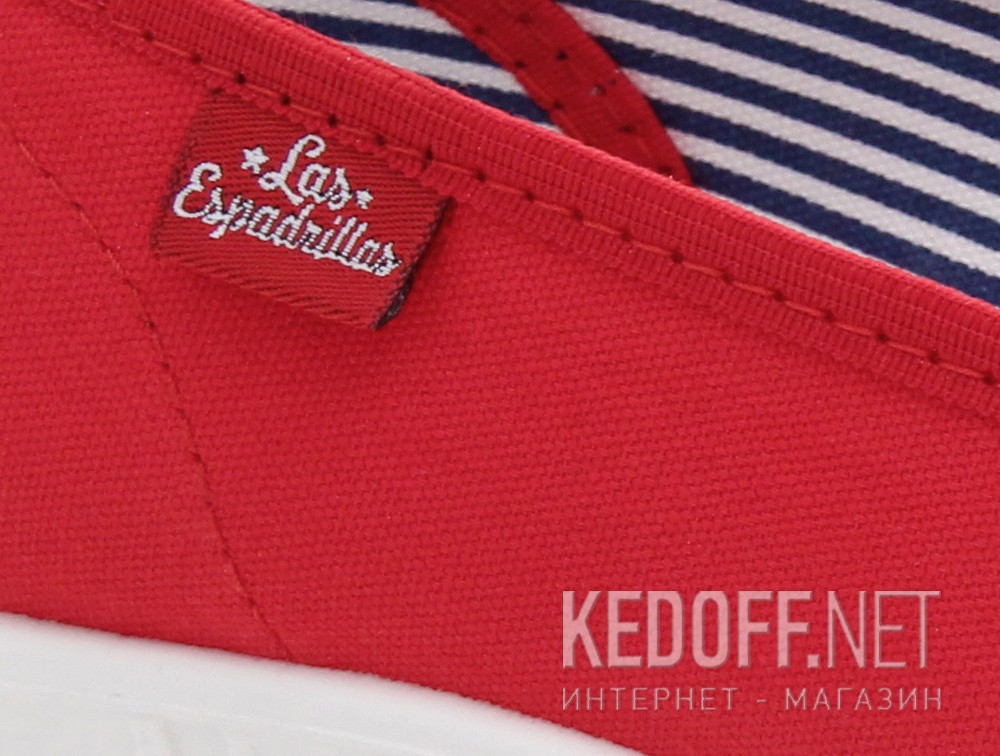Dostawa Damskie baleriny Las Espadrillas 22636-47SP (czerwony)