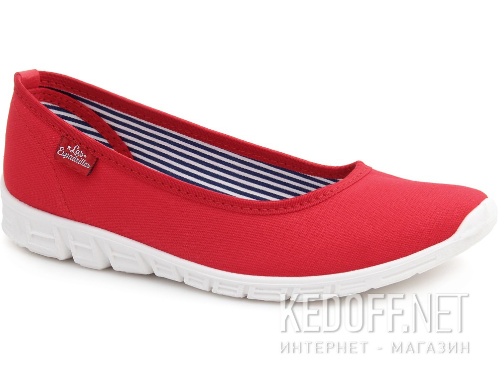 Цены на Damskie baleriny Las Espadrillas 22636-47SP (czerwony)