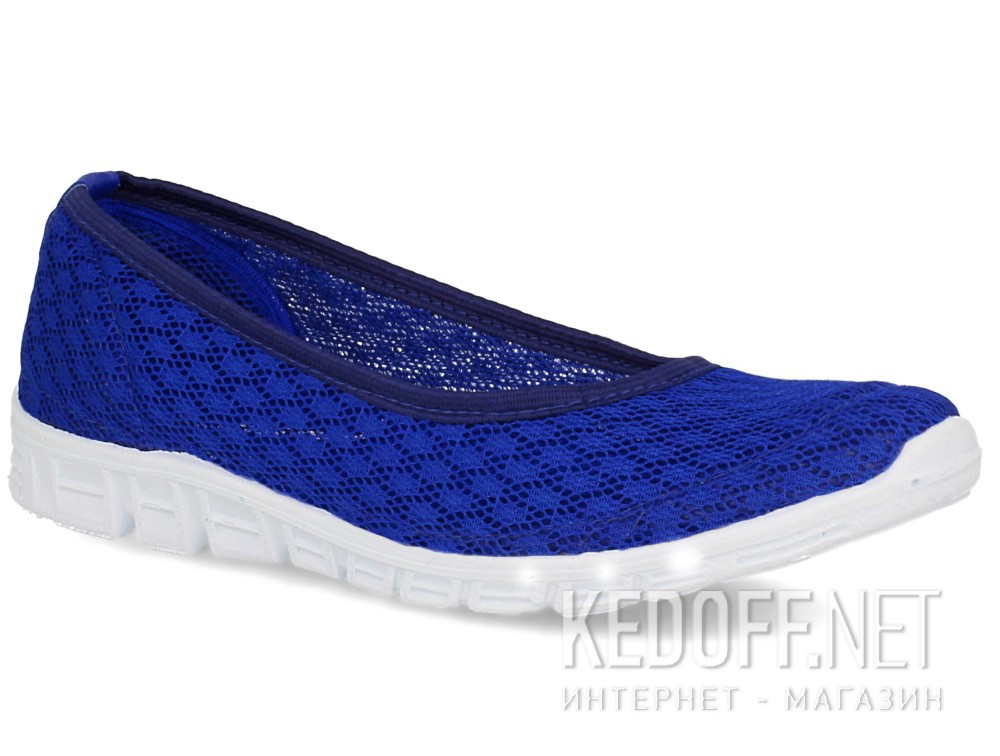 Baleriny Las Espadrillas Electric 32636-42 niebieska siatka купить Украина