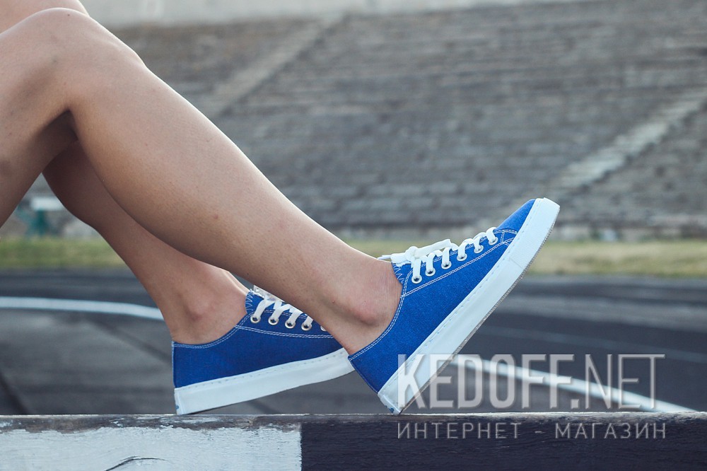 Trampki Las Espadrillas 4799-130127 (niebieski) доставка по Украине
