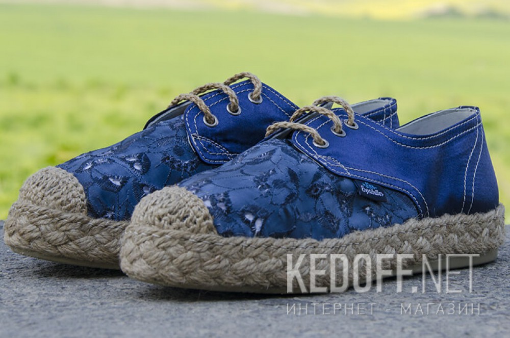 Damskie tenisówki Las Espadrillas 558203 (niebieski) доставка по Украине