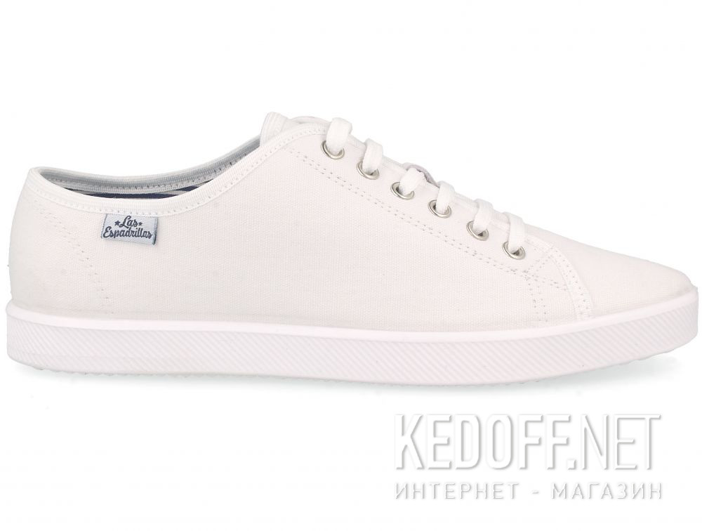 Białe trampki Las Espadrillas All White 6099-1313 купить Украина