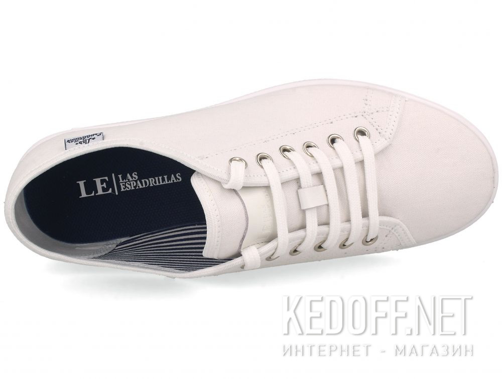 Białe trampki Las Espadrillas All White 6099-1313 описание