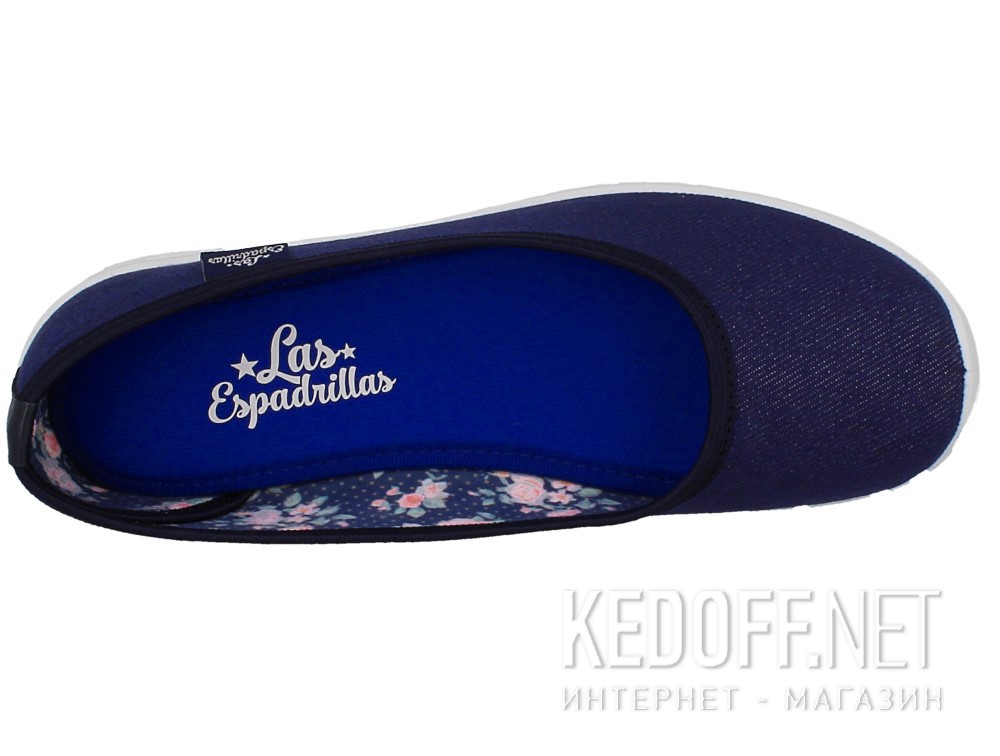 Цены на Baleriny Las Espadrillas Denim 22636-80 (ciemny niebieski)