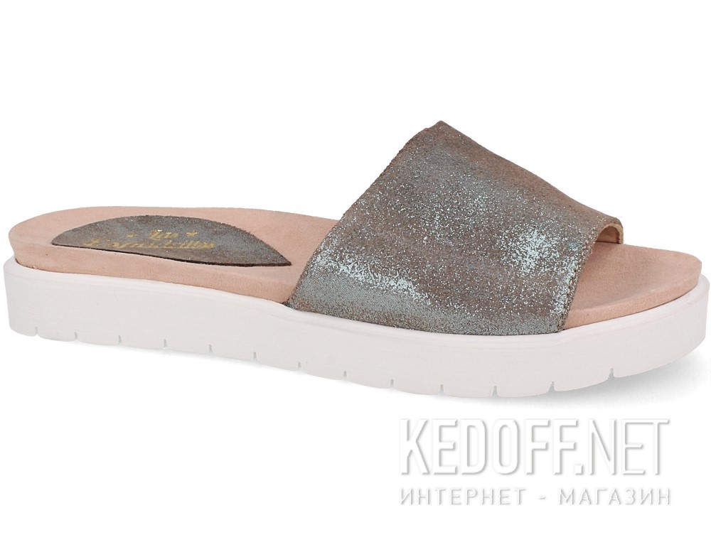 Dodaj do koszyka Klapki Las Espadrillas Drancy Shiny Grey 20423-37