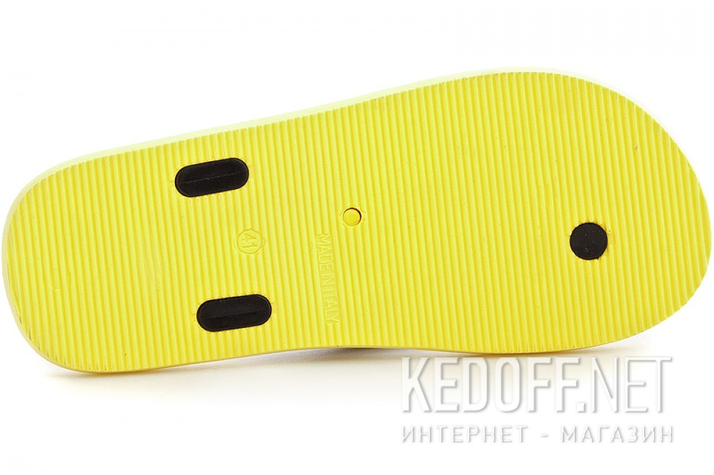Dostawa Japonki Las Espadrillas Райдер F6574-2127 Made in Italy unisex (czarny/żółty)