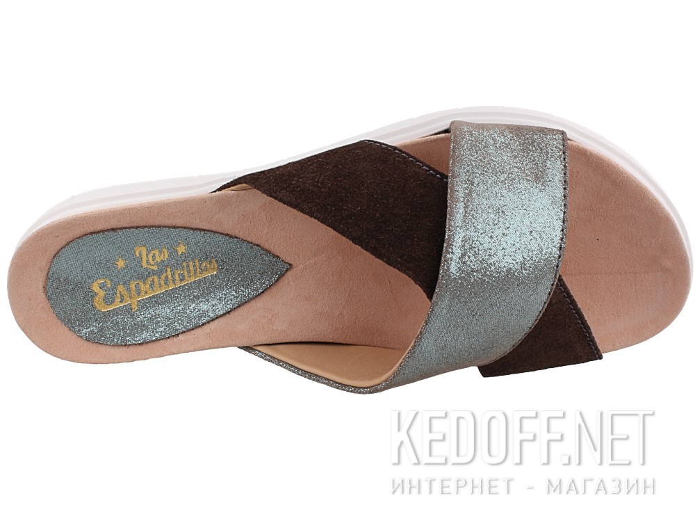 Las Espadrillas La Ferme Shiny Grey 20438-37 описание