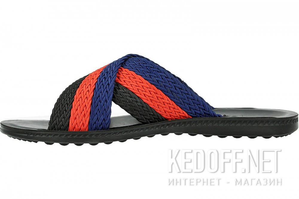 Łupki i japonki Las Espadrillas T021-27 unisex (czerwony/niebieski/czarny) купить Украина
