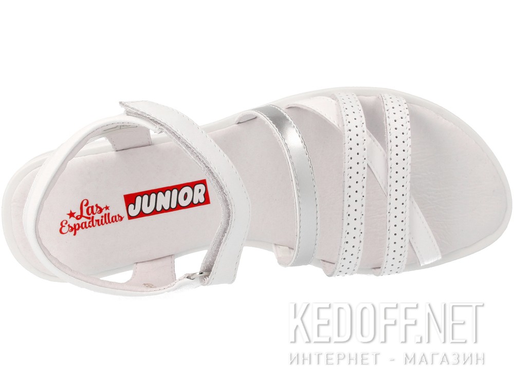 Sandały Las Espadrillas 4564-01 (srebrny/czarny) все размеры