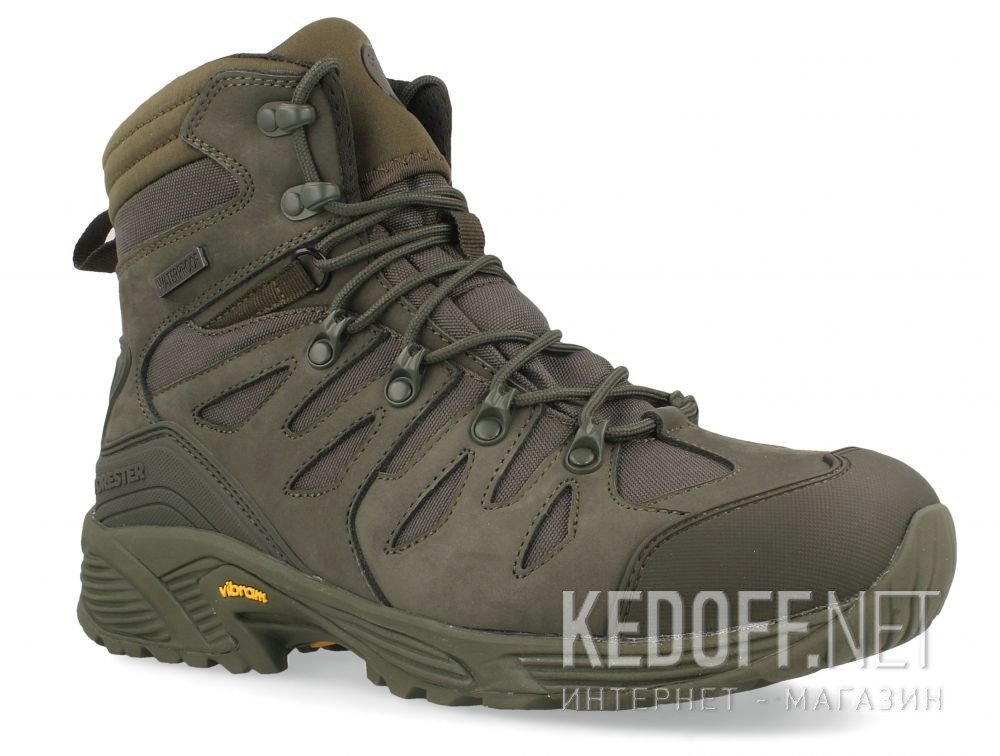 Męskie taktyczne buty Forester Mid Force Khaki Waterproof B24W003A-17FO Vibram купить Украина