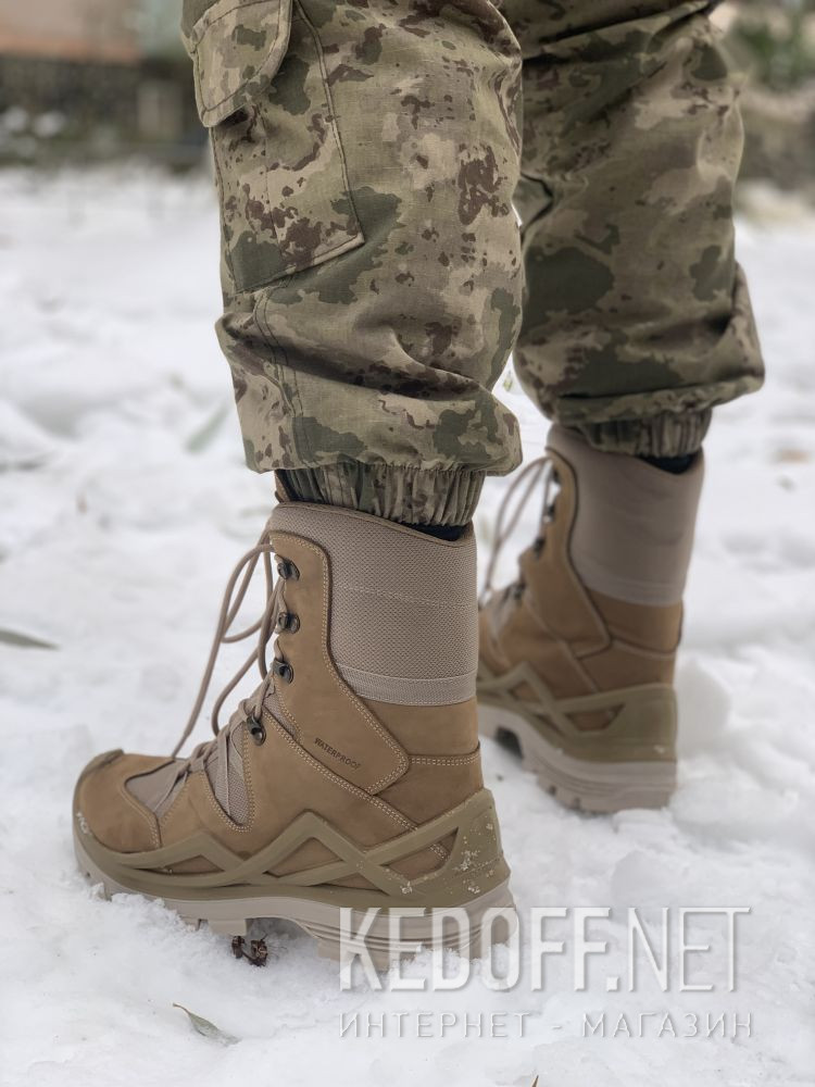 Męskie taktyczne buty Forester Striker High Beige 6002FO-18 waterproof -20°  Фото 10