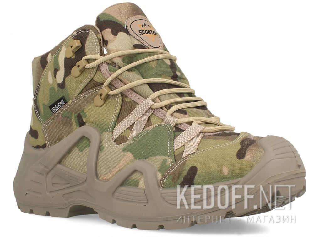 Dodaj do koszyka Męski taktyczne buty Scooter Multicam P1492KMJ Waterproof