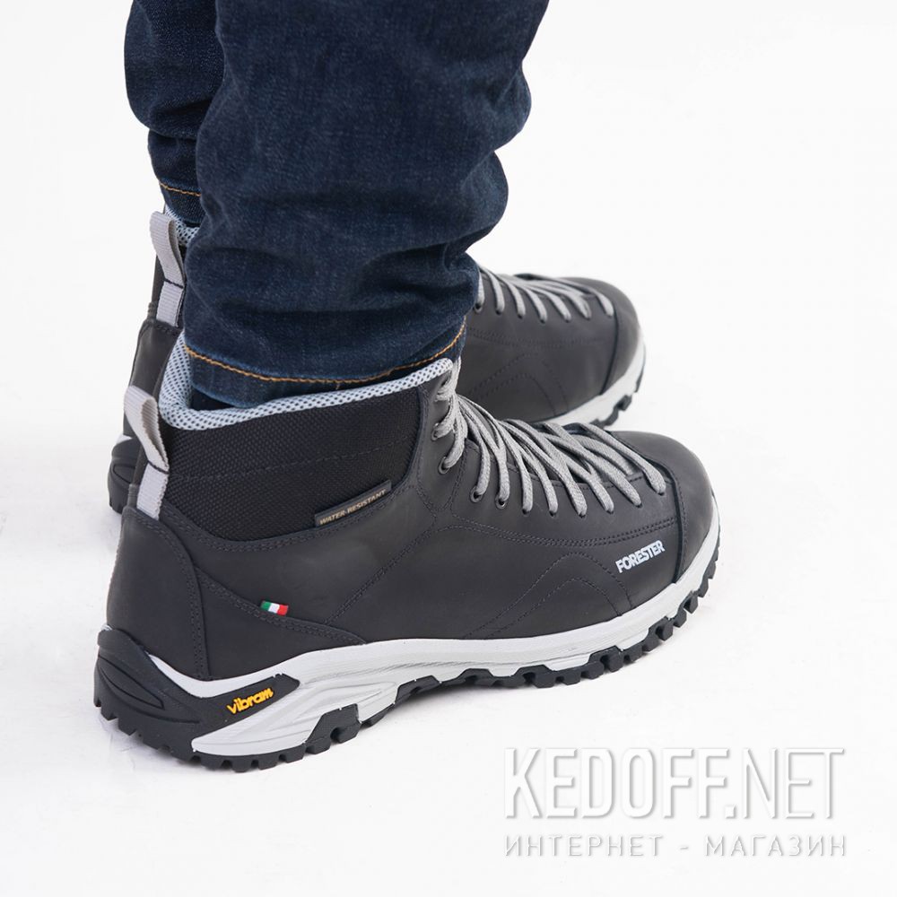 Męskie buty Forester Black Vibram 247951-27 Made in Italy Фото 13
