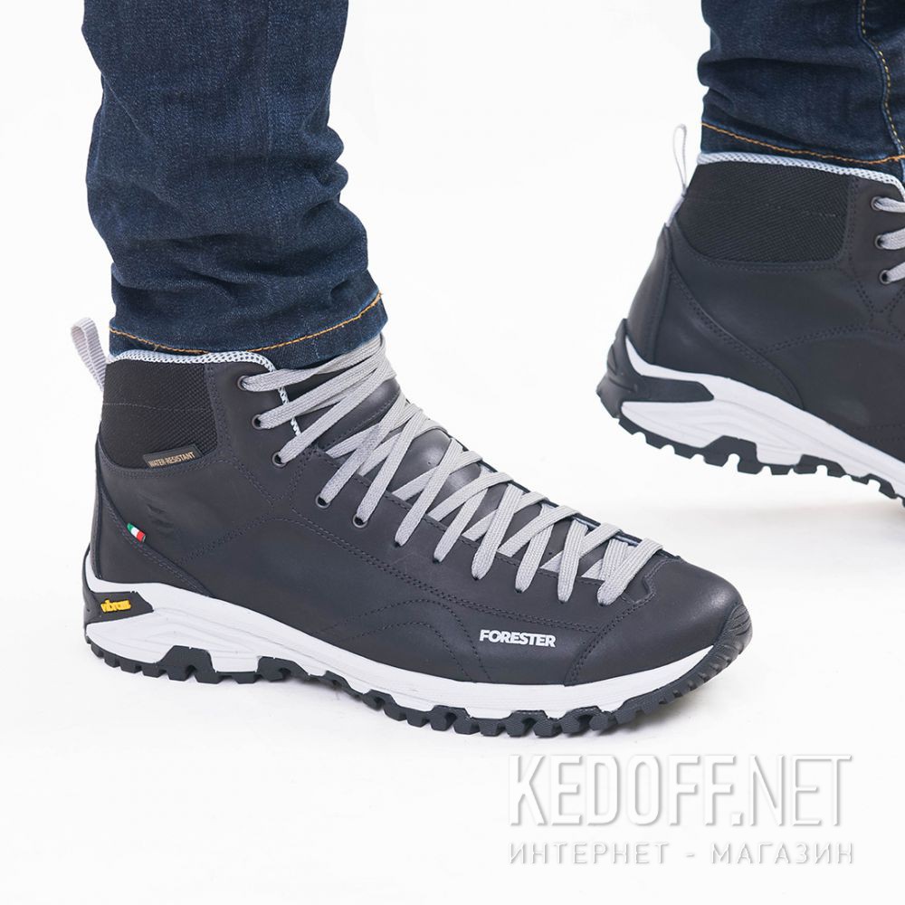 Męskie buty Forester Black Vibram 247951-27 Made in Italy Фото 10