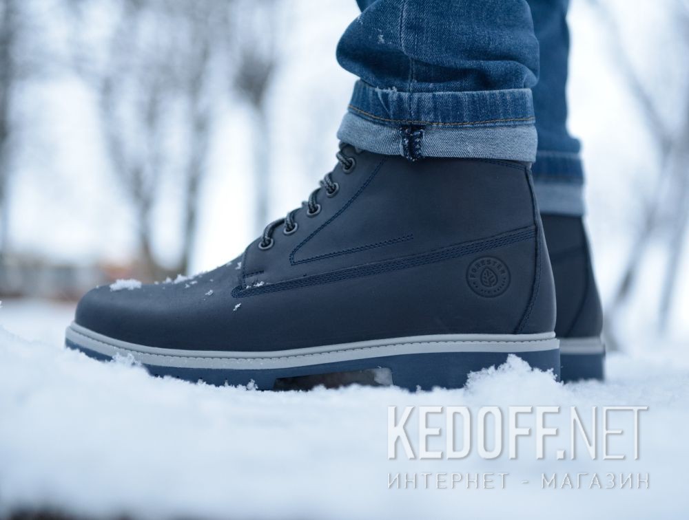 Dostawa Męskie buty Forester Blu Marine 85751-005