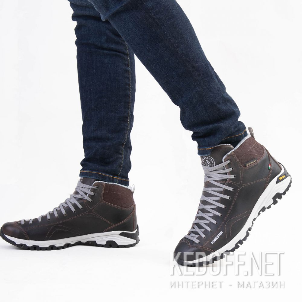 Męskie buty Forester Brown Vibram 247951-45 Made in Italy доставка по Украине