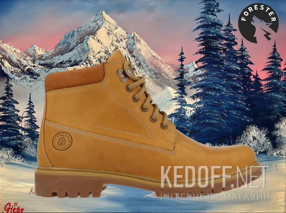 Męskie buty Forester Leather Camel 7751-180 Timber Land все размеры