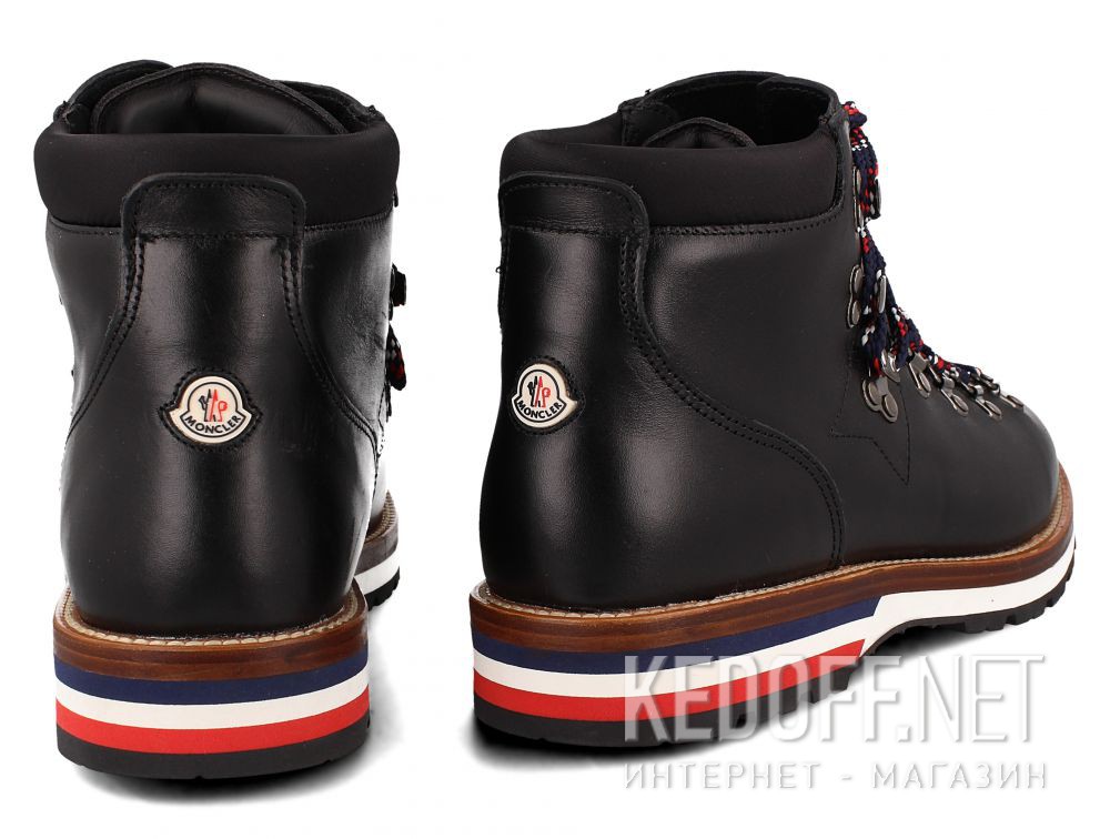 Цены на Męskie buty MonCler PEAK Vibram Black Leather Made in Italy