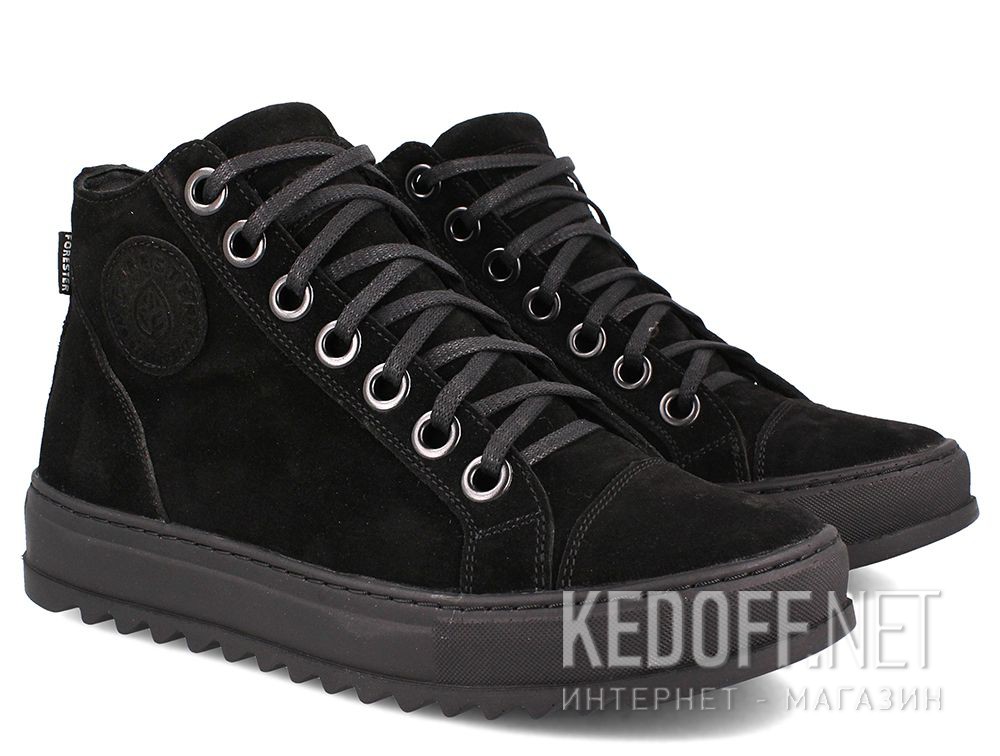 Męskie Forester Black Suede 70127-127 купить Украина