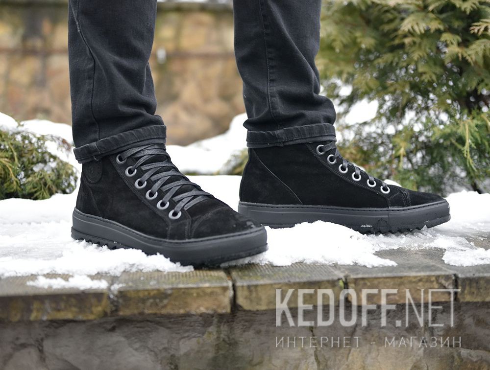 Męskie Forester Black Suede 70127-127 Фото 10