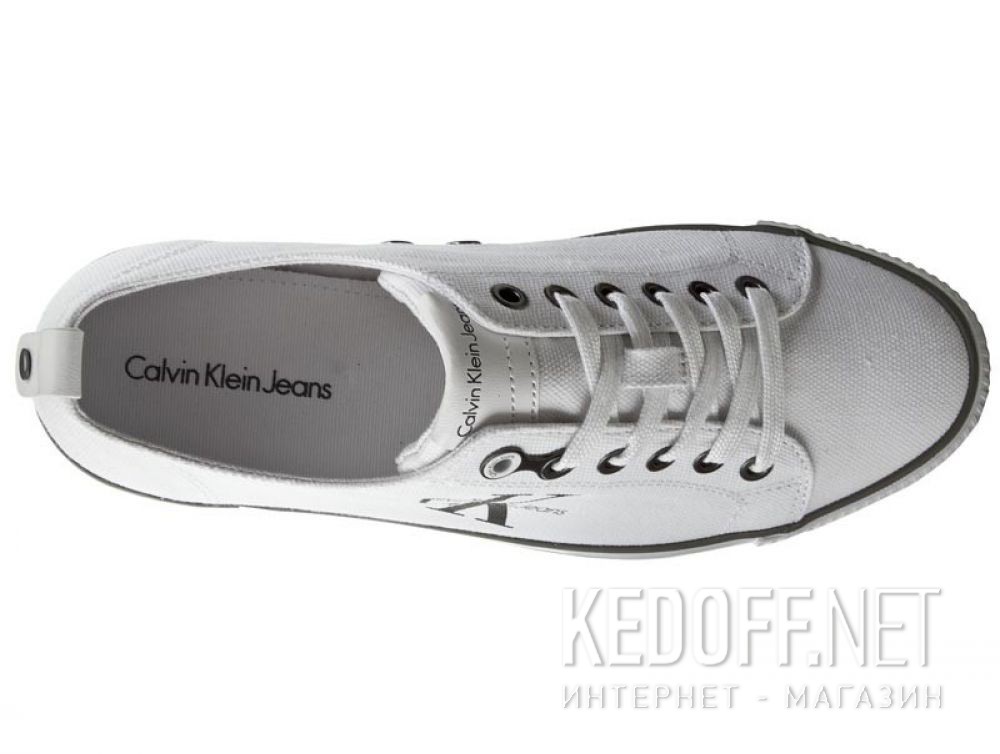 Męski trampki Calvin Klein Jeans Arnold Canvas S0369-WHT купить Украина
